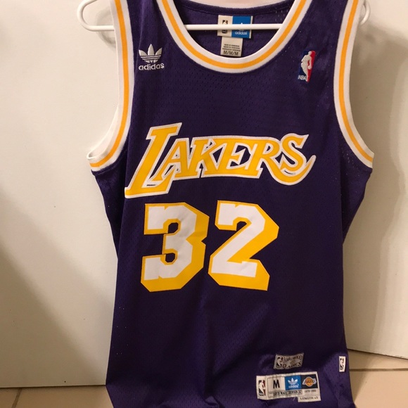magic johnson lakers shirt